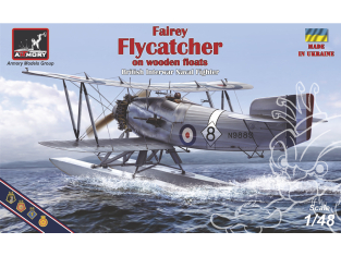 Armory Models maquette avion 48003 Fairey Flycatcher Early hydravion (flotteurs en bois) 1/48