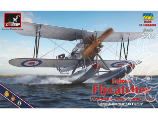 Armory Models maquette avion 48004 Fairey Flycatcher Late hydravion (flotteurs en bois) 1/48