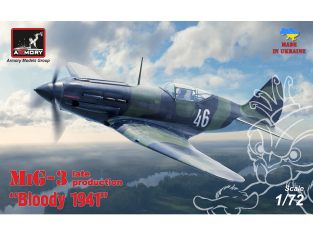 Armory Models maquette avion 72011 MiG-3 Late "Bloody 1941" 1/72