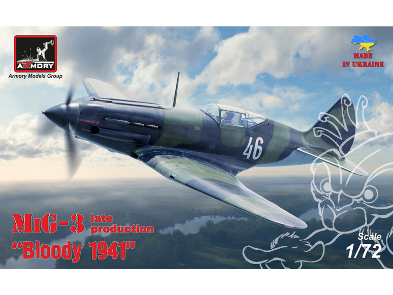 Armory Models maquette avion 72011 MiG-3 Late "Bloody 1941" 1/72