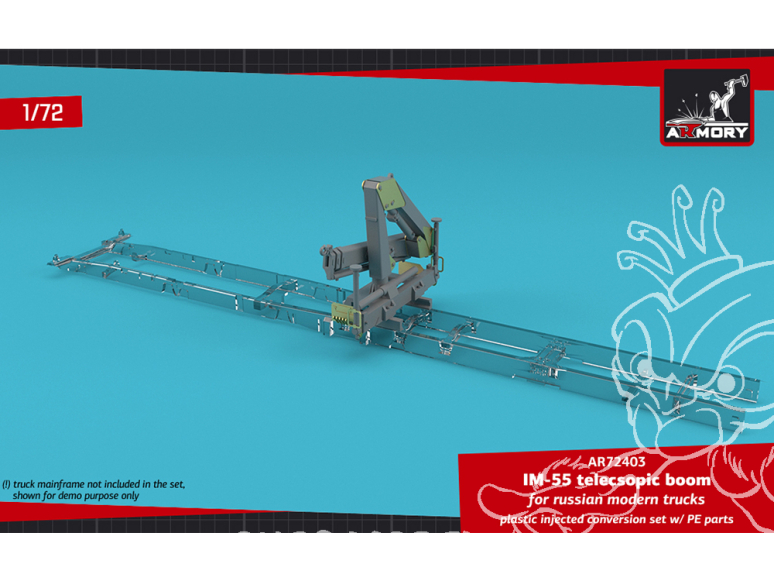 Armory Models accessoire militaire 72403 Flèche télescopique IM-55 pour camions modernes post-soviétiques 1/72
