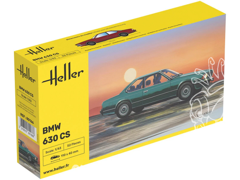 HELLER maquette voiture 80166 BMW 630 CS 1/43
