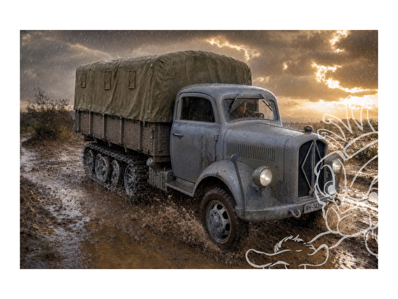 Roden maquette militaire 742 Borgward B3000 Maultier 1/72