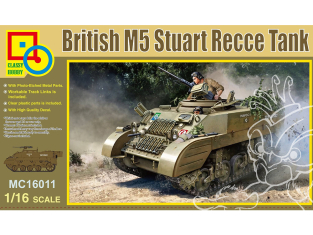 Classy Hobby maquette militaire 16011 US M5 Stuart char de reconnaissance 1/16