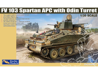 Gecko Models maquettes militaire 35GM0057 Bblindé transport troupes britannique FV 103 Spartan tourelle Odin 1/35