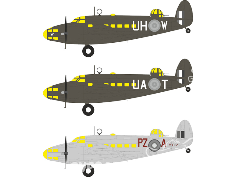 Eduard Express Mask EX1201 Hudson Mk.III Lettres de code Icm 1/48