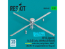 ResKit RSU35-0083 AH-64 Apache A D E Early AH Mk.I, DI Saraf rotor principal déplié, pales de type tardif kit Meng 1/35