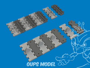 EDUARD kit d'amélioration Brassin Print 635070 Chenilles SU-122 Tamiya 1/35