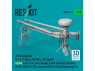 ResKit RSU35-0078 AH-64 Apache A D E Early AH Mk.I DI Saraf rotor principal déployé pales early kit Takom 1/35
