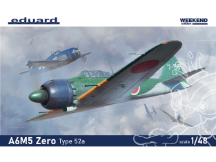 EDUARD maquette avion 84216 A6M5 Zero Type 52a WeekEnd Edition 1/48