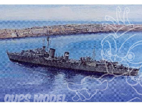 Samek Models maquette bateau s700019 DESTROYER BRITANNIQUE HMS ESKIMO 1940/1941 1/700