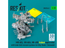 ResKit RSU35-0061 MH-60L UH-60A HH-60G rotor principal replié dispositifs maintien pales repliées kit Kitty Hawk 1/35