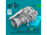 ResKit RSU35-0070 Moteur gauche T700 SH-60B-F HH-60H MH-60R-S MH-60L UH-60A HH-60 kit Kitty Hawk Zimimodel Impression 3D 1/35