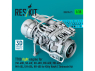 ResKit RSU35-0071 Moteur droit T700 SH-60B-F HH-60H MH-60R-S MH-60L UH-60A HH-60 kit Kitty Hawk Zimimodel Impression 3D 1/35