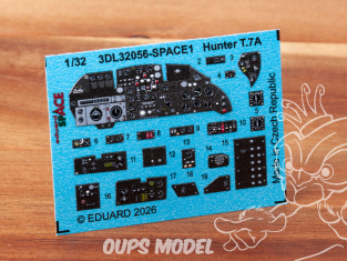 Eduard Space décalques 3D 3DL32056 Hunter T.7A Revell 1/32