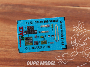 Eduard Space décalques 3D 3DL72103 Curtiss Hawk 81-A2 Arma Hobby 1/72