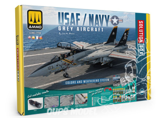 MIG Solution Box 36 7739 USAF / Navy avions gris - Livre Français (multilangues)