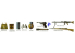 Trumpeter maquette militaire 00409 SET D&amp;39ARTILLEURS ALLEMANDS 1/