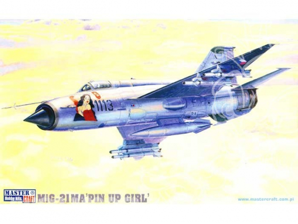 MASTER CRAFT maquette avion 030179 MIG-21MA "PIN UP GIRL" 1/72