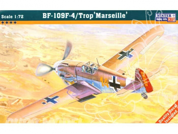 MASTER CRAFT maquette avion 030407 MESSERSCHMITT BF-109 F-4 TROPICAL "MARSEILLE" 1/72