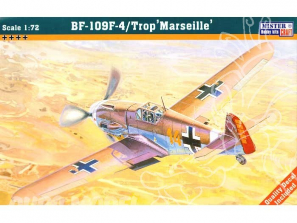 MASTER CRAFT maquette avion 030407 MESSERSCHMITT BF-109 F-4 TROPICAL "MARSEILLE" 1/72