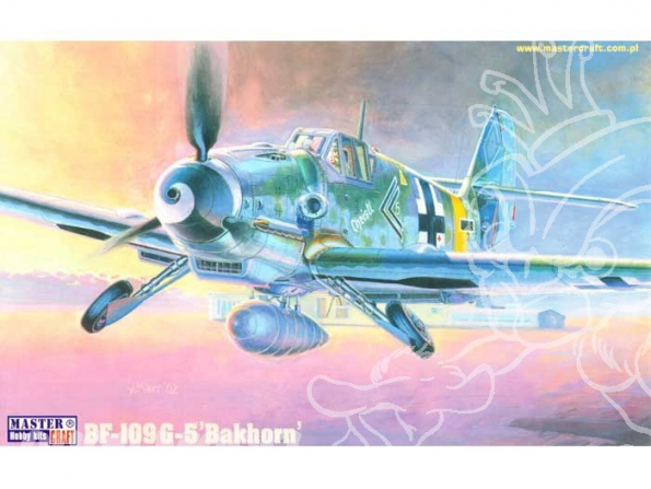 MASTER CRAFT maquette avion 031077 MESSERCHMITT BF-109 G-5 "BAKHORN" 1/72