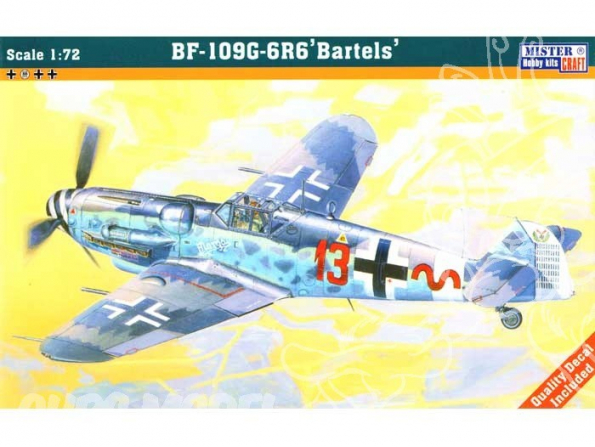 MASTER CRAFT maquette avion 031107 MESSRSCHMITT BF-109 G-6 R6 "BARTELS" 1/72