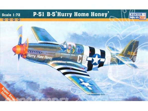 MASTER CRAFT maquette avion 030490 NORTH AMERCIAN P-51B-5 "HURRY HOME HONEY" 1/72