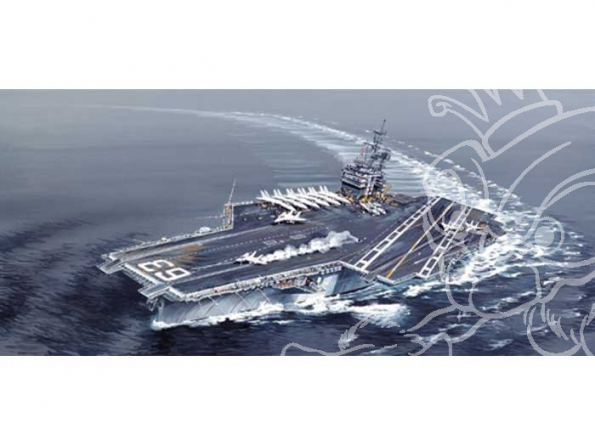 italeri maquette bateau 5522 USS Kitty Hawk CV-63 1/720