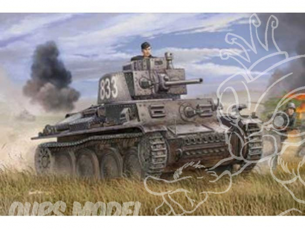 Trumpeter maquette militaire 01577 Panzerkampfwagen 38(t) PzKpfw 38(t) Ausf. E/F 1/35