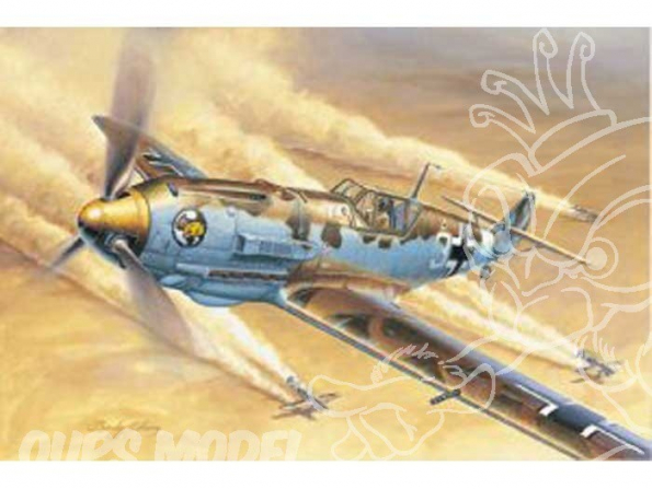 TRUMPETER maquette avion 02290 MESSERSCHMITT BF 109E-4 /Trop 1941 1/32