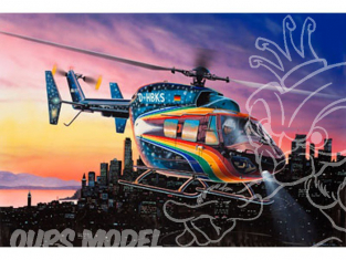 REVELL maquette helicopters 64833 Model Set Eurocopter BK 117 Space Design 1/72
