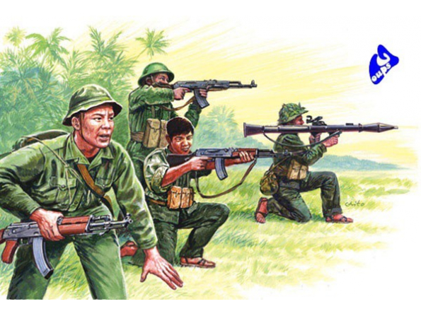 italeri maquette militaire 6079 armée Vietnamienne 1/72