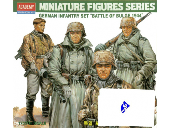Academy maquette militaire 1377 Set Infanterie Allemande 1/35