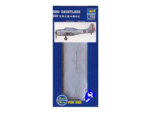 Trumpeter maquette avion 03402 SET DE 18 AVIONS SBD DAUNTLESS 1/