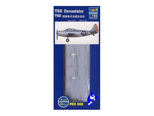 Trumpeter maquette avion 03403 SET DE 18 AVIONS TBD DEVASTATOR 1