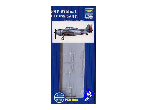 Trumpeter maquette avion 03404 SET DE 18 AVIONS F4F WILDCAT 1/70