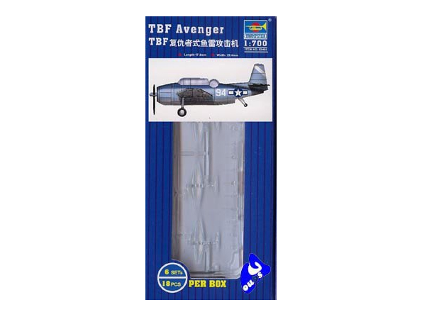 Trumpeter maquette avion 03405 SET DE 18 AVIONS TBF AVENGER 1/70