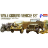 Academy maquette militaire 13416 WWII Ground Vehicule Set 1/72