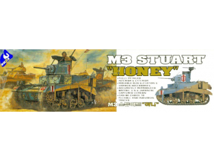 Academy maquette militaire 1399 M3 Stuart "Honey" 1/35