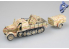 TRUMPETER maquette militaire 01527 VEHICULE SEMI CHENILLE 3.7cm 