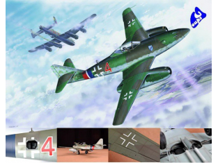 Trumpeter maquette avion 02235 MESSERSCHMITT Me 262 A-1a 1/32