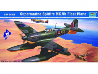Trumpeter maquette avion 02404 SUPER MARINE SPITFIRE MK Vb AVEC