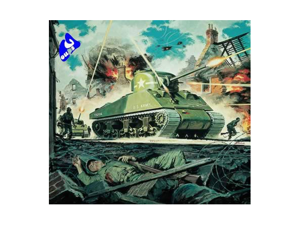Airfix maquette militaire 01303 M4 Sherman Mk I Tank 1/76