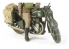 TAMIYA maquette militaire 35316 moto britannique bsaM20 avec police militaire 1/35