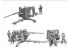 Zvezda maquette plastique 6158 canon Flak 36/37 anti aérien allemand 1/72
