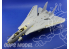 EDUARD photodecoupe 32269 Exterieur F-14D 1/32