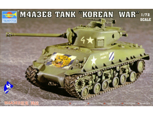 Trumpeter maquette militaire 07229 CHAR US M4A3E8 1/72