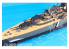 Trumpeter maquette bateau 03702 CUIRASSE ALLEMAND BISMARCK 1940 1/200