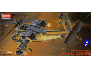 Academy maquettes avion 2138 AH-64A Longbow 1/72